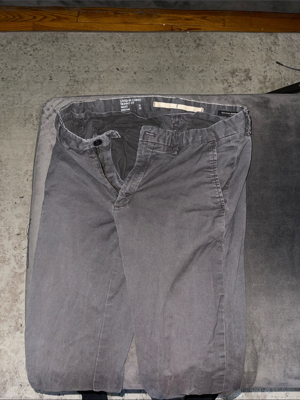 Banana Republic Factory Men's Gray Chinos